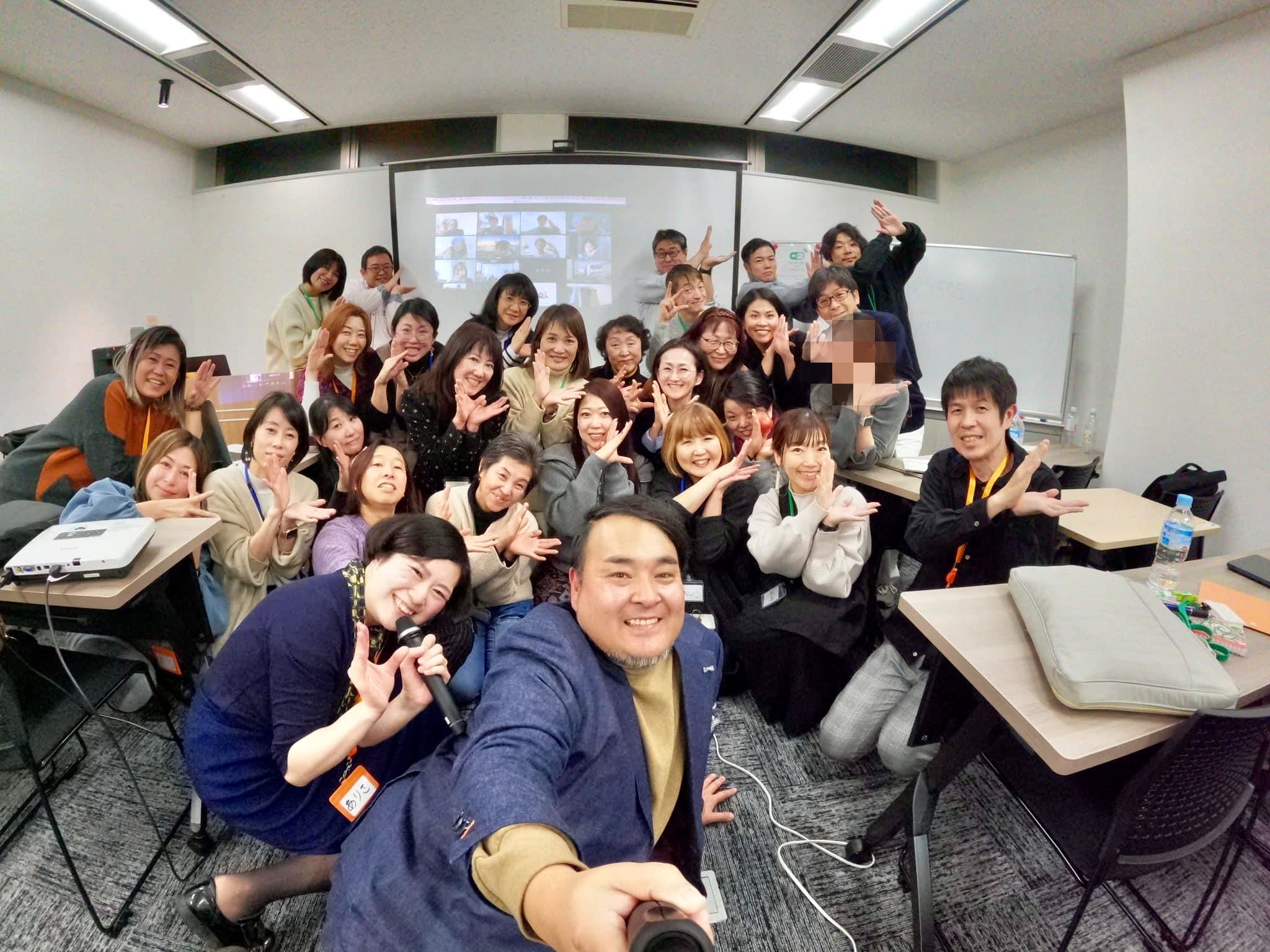 会場で撮影した集合写真